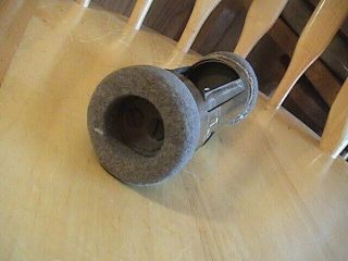 Vintage Lamson Brass Pneumatic Money Tube,  Twist To Open No.  106 bank teller 5