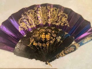 1800 ' S ERA LADIES HAND FAN WITH THE BOX 7