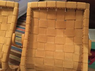 Signed,  Vintage,  Midcentury,  Woven BRUNO MATHSSON EVA CHAIRS 3