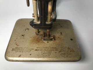Vintage Willcox & Gibbs Child ' s Sewing Machine 4