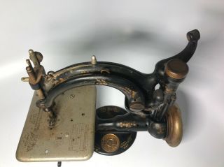 Vintage Willcox & Gibbs Child ' s Sewing Machine 8