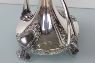 WMF Art Nouveau silver plated flower centerpiece. 10