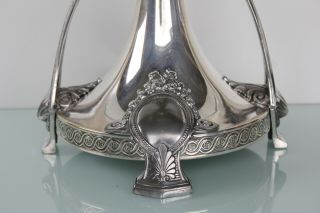 WMF Art Nouveau silver plated flower centerpiece. 3
