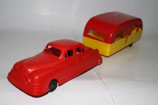 J Kahn,  1950 Buick with Camper Trailer and Furniture,  Box 9
