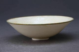 Chinese Ding Kiln Qing Dynasty Dragon Tea Bowl / W14.  1 × H 4.  4[cm] Plate Dish
