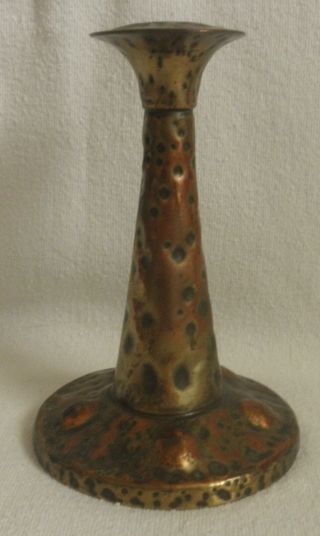 arts and crafts copper apollo Studios Lamp base 325 2