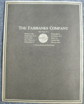 1925 Fairbanks Morse Type ' S ' Railroad Track Scale Brochure - Bulletin 130 - B 5