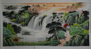 Magnificent Large Chinese Painting Signed Master Xu Wentao B0838