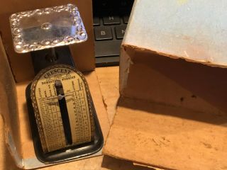 Antique Postal Scale with Box 2