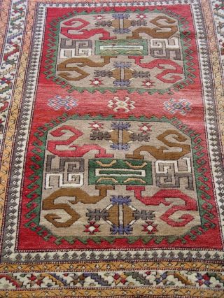 Hand Knotted Caucasian Wool Oriental Rug Hand - Washed&cleaned 4 
