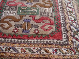 HAND KNOTTED CAUCASIAN WOOL ORIENTAL RUG HAND - WASHED&CLEANED 4 ' 4 