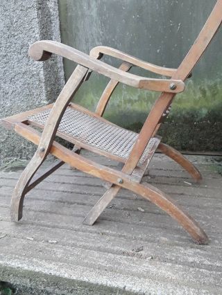 Antique / Vintage Steamer Deck Chair - Item for Restoration 10