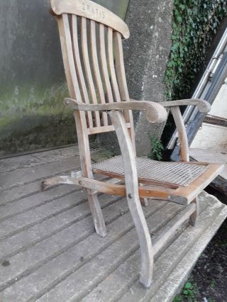 Antique / Vintage Steamer Deck Chair - Item for Restoration 3