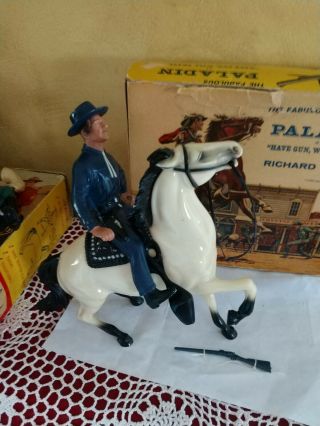 Vintage HARTLAND PALADIN AND HORSE 