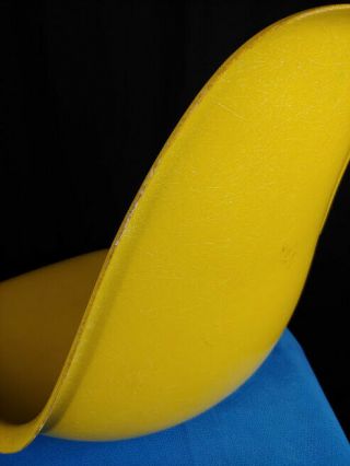 Vintage Herman Miller Yellow Fiberglass Shell Chair Shell Only 4