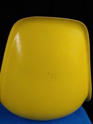 Vintage Herman Miller Yellow Fiberglass Shell Chair Shell Only 5