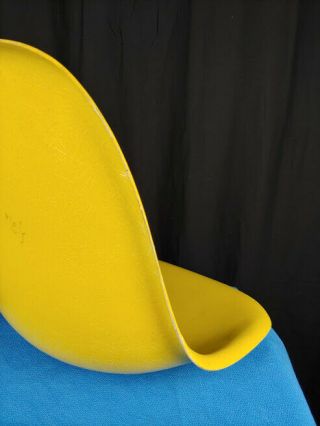 Vintage Herman Miller Yellow Fiberglass Shell Chair Shell Only 6