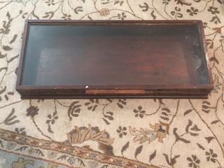Vintage General Store Countertop Glass Display Showcase Case