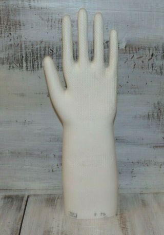 Vintage Glove Mold 16 1/2 " Made In England Ex.  Large