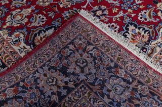 Vintage Hand - Knotted Traditional Floral Oriental 10 x 14 Wool Area Rug Carpet 11
