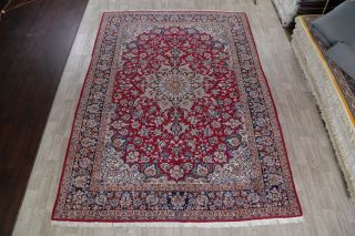 Vintage Hand - Knotted Traditional Floral Oriental 10 x 14 Wool Area Rug Carpet 2