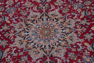 Vintage Hand - Knotted Traditional Floral Oriental 10 x 14 Wool Area Rug Carpet 4