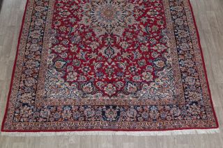 Vintage Hand - Knotted Traditional Floral Oriental 10 x 14 Wool Area Rug Carpet 5