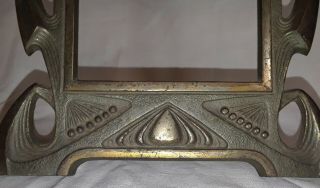 Art Nouveau Cast Iron Picture Frame 3