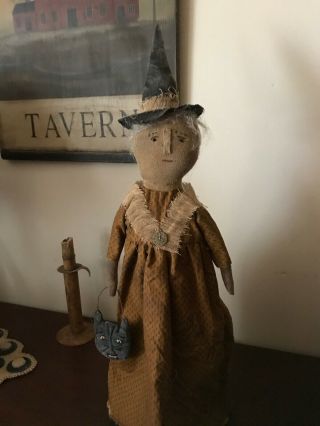 Primitive Halloween Standing Witch 3