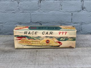 Rare Modern Toys Masudaya Japan Tin 777 Race Car Land Speed Racing Empty Box