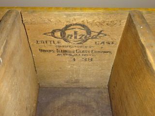 Coca Cola Crate/Carrier - Owens Illinois Glass Co - 14 3/4 