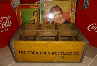 Coca Cola Crate/Carrier - Owens Illinois Glass Co - 14 3/4 