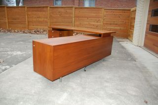 Mid Century Modern George Nelson for Herman Miller Executive Desk & Credenza 2