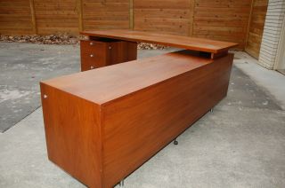 Mid Century Modern George Nelson for Herman Miller Executive Desk & Credenza 9