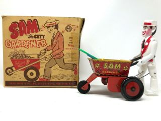 Marx Toys,  Sam The City Gardener,  Windup,  Vintage