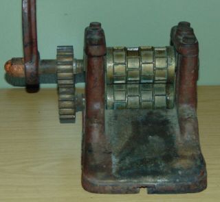 Antique Candy Machine Confectioners Supplies Cast Iron Mold Press