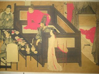 Chinese long Scroll Painting Night Revels of Han Xizai (韓熙載夜宴圖) 7