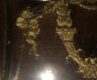 Antique Glass Gilt Bronze Neoclassical French Empire Box 6