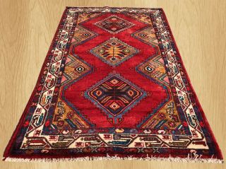 Authentic Hand Knotted Vintage Traditional Persain Abshar Wool Area Rug 6 X 4 Ft