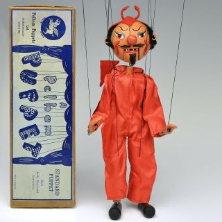 Vintage Pelham Puppet - Sm Devil - Trident Tail