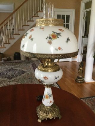 Gone With The Wind Banquet Parlor Table Lamp Electric Large