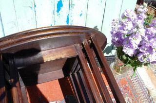 Antique Art Deco Nest Of Table By Waring & Gillow Mahogany Side Tables 20 ' s Chic 10