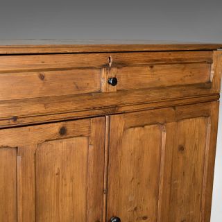 Antique Pine Cupboard,  English,  Victorian,  Cabinet,  Pitch Pine Circa 1880 7