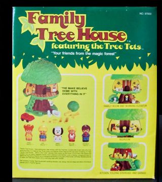 Kenner vintage 1975 Tree Tots Family Treehouse 4