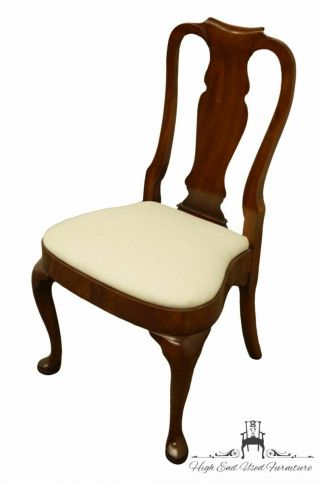 HICKORY CHAIR Solid Mahogany Queen Anne Style Dining Side Chair 3