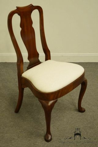 HICKORY CHAIR Solid Mahogany Queen Anne Style Dining Side Chair 5