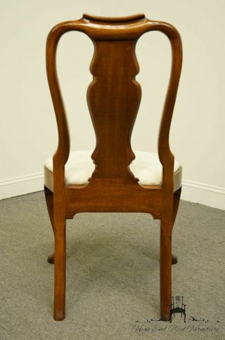 HICKORY CHAIR Solid Mahogany Queen Anne Style Dining Side Chair 8