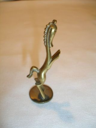 Art Deco Wiener Hagenauer Brass Miniature Horse Statue Made In Austria