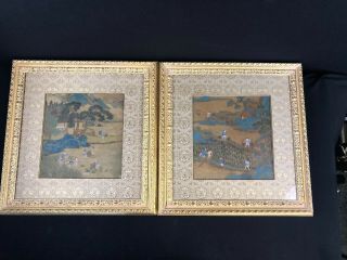 Antique Chinese Watercolor Paintings