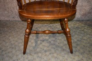 Vintage Leopold Stickley Solid Cherry Windsor Style Chair 10